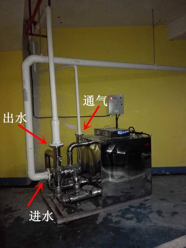 武漢樂頓酒店管理有限公司定1.1KW污水提升設備一套